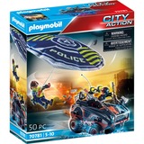PLAYMOBIL City Action - Politieparachute: achtervolging van het amfibievoertuig Constructiespeelgoed 70781