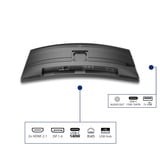 Philips 34B2U5900C/00 34" 4K Ultra HD UltraWide monitor Zilver, 1x DisplayPort, 2x HDMI, 2x USB-C, 2x USB-A, 1x RJ-45, 120 Hz / 240 Hz
