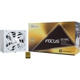 Seasonic FOCUS-GX-850, 850W voeding  Wit, 1x 12VHPWR, 3x PCIe, kabelmanagement