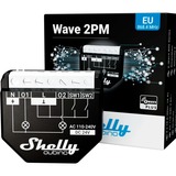 Shelly Shelly WAVE 2PM Z-WAVE relais Zwart