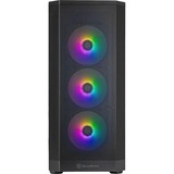 SilverStone FARA 514X midi tower behuizing Zwart | 2x USB-A | 1x USB-C | RGB | Tempered Glass