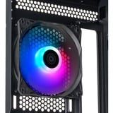 SilverStone FARA 514X midi tower behuizing Zwart | 2x USB-A | 1x USB-C | RGB | Tempered Glass