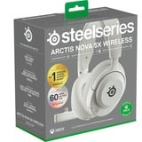 SteelSeries Arctis Nova 5X Wireless over-ear gaming headset Zwart, Bluetooth 5.3 / 2.4 GHz, Pc, Xbox Series X|S, Xbox One