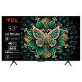 TCL MQLED75K Premium QD-MiniLED TV 50" Ultra HD QLED Zwart, 4x HDMI, USB-A, LAN, WiFi, BlueTooth