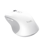 Trust Ferro Draadloze Muis Hyperscrollwiel Wit, 1000-3200 Dpi, 2.4G Hz, 2x Bluetooth, Stille Knoppen