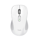 Trust Ferro Draadloze Muis Hyperscrollwiel Wit, 1000-3200 Dpi, 2.4G Hz, 2x Bluetooth, Stille Knoppen