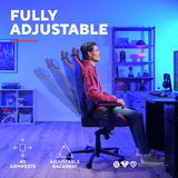 Trust GXT 721SM Ruya Pro Superman Gaming Stoel Blauw/rood