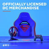 Trust GXT 721SM Ruya Pro Superman Gaming Stoel Blauw/rood