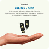Yubico YubiKey 5C NFC security key Zwart, USB-C, NFC, FIDO-gecertificeerd