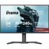 iiyama G-Master Red Eagle GB2471HS-B1 23.8" gaming monitor Zwart, 240Hz, HDMI, DisplayPort, Audio, NVIDIA G-Sync