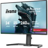 iiyama G-Master Red Eagle GB2471HS-B1 23.8" gaming monitor Zwart, 240Hz, HDMI, DisplayPort, Audio, NVIDIA G-Sync