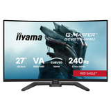 iiyama G-Master Red Eagle GCB2784HSU-B1 27" curved gaming monitor Zwart, 2x HDMI, 1x DisplayPort, USB, Audio, AMD Free-Sync, 240 Hz