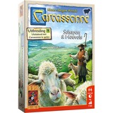 999 Games Carcassonne: Schapen & Heuvels Bordspel Nederlands, Uitbreiding, 2 - 5 spelers, 40 minuten, Vanaf 7 jaar