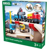 BRIO World - Spoor en Weg Transportset Baan 