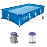 Bestway Steel Pro Frame Pool Set zwembad Blauw, 400cm x 211cm x 81cm, Incl. filterpomp