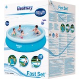 Bestway Zwembad fast set rond 366 blauw/lichtblauw