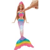 Mattel Barbie Dreamtopia Rainbow Lights Mermaid Doll Pop Regenboog lichtjes zeemeermin