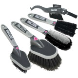 Muc-Off 5x Premium Brush Kit reinigingsborstel Zwart