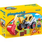 PLAYMOBIL 1.2.3 - Graaflader Constructiespeelgoed 70125