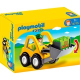 PLAYMOBIL 1.2.3 - Graafmachine met werkman Constructiespeelgoed 6775
