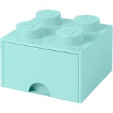 Room Copenhagen LEGO Brick Drawer 4 Blauw, opbergdoos blauw