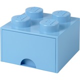 Room Copenhagen LEGO Brick Drawer 4 Licht blauw, opbergdoos Lichtblauw