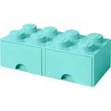 Room Copenhagen LEGO Brick Drawer 8 Blauw, opbergdoos blauw