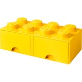 Room Copenhagen LEGO Brick Drawer 8 Geel, opbergdoos Geel