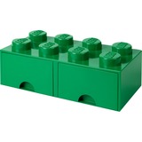 Room Copenhagen LEGO Brick Drawer 8 Groen, opbergdoos Groen