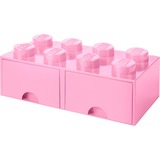 Room Copenhagen LEGO Brick Drawer 8 Roze, opbergdoos Roze