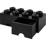 Room Copenhagen LEGO Brick Drawer 8 Zwart opbergdoos Zwart