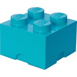 Room Copenhagen LEGO Storage Brick 4 Azuurblauw, opbergdoos Azuurblauw