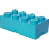 Room Copenhagen LEGO Storage Brick 8 Azuurblauw, opbergdoos blauw
