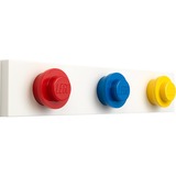 Room Copenhagen LEGO Wall Hanger Rack wandmontage  Wit, Rood, Blauw, Geel