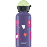 SIGG Glow Heartbaloons 0,4 L drinkfles Paars