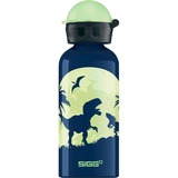 SIGG Glow Moon Dinos 0,4 L drinkfles Blauw