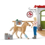 Schleich Farm World - Dierenartspraktijk met dieren speelfiguur 42502