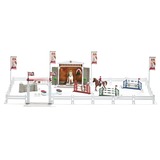 Schleich Horse Club - Grote paardenwedstrijd met ruiters en paarden, speelgoedfiguur 42338