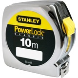 Stanley Rolbandmaat Powerlock ABS meetlint Chroom, 10 meter, breedte 25mm