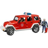 bruder Jeep Wrangler Unlimited Rubicon brandweerauto Modelvoertuig 02528