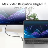 ACT Connectivity USB 3.0 10Gbps 60W USB Type-C® (recht) naar USB Type-C® (haaks links/rechts) kabel, 3 meter Zwart