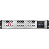 APC Smart-UPS Line Interactief 3000VA Li-ion SMTL3000RMI2UC ups Zwart/zilver, 2700 W, 2U, 8x C13 + 1x C19, SmartConnect+SmartSlot, AVR, LCD