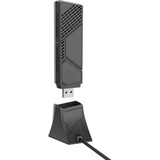 ASUS ROG USB-BE92 wlan adapter Zwart/rood