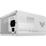 ASUS TUF Gaming Gold White Edition modulaire 1000 watt voeding  Wit, 1x 12V-2x6, 4x PCIe