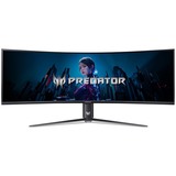 Acer Predator Z57bmiiphuzx 57" 8K UHD Curved UltraWide gaming monitor Zwart, 120 Hz, HDMI, DisplayPort, USB, Audio