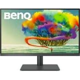 BenQ PD2705U 27" 4K UHD monitor Donkergrijs, 1x HDMI, 1x DisplayPort, USB-C, USB-A, USB-B, HDR10