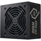 Cooler Master Elite NEX W600 230V 600 watt voeding  Zwart, 2x PCIe