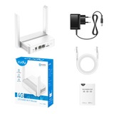 Cudy N300 Wi-Fi 4G LTE Cat4 router Wit, Cudy App, nano SIM-slot