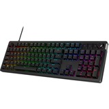 HyperX HyperX Alloy Rise RGB mechanisch gaming toetsenbord Zwart, US lay-out (QWERTY), HyperX Red, 100%, RGB leds, PBT Keycaps, hot swap