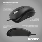 INCASE Designed by Microsoft Basic Optical Mouse Zwart